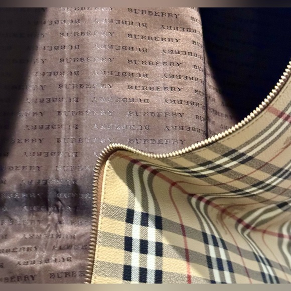 BURBERRY Vintage Haymarket Check Canvas Garment Bag - Picture 8 of 17